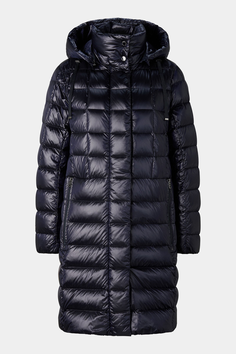 Meryl Down Coat in Navy 1