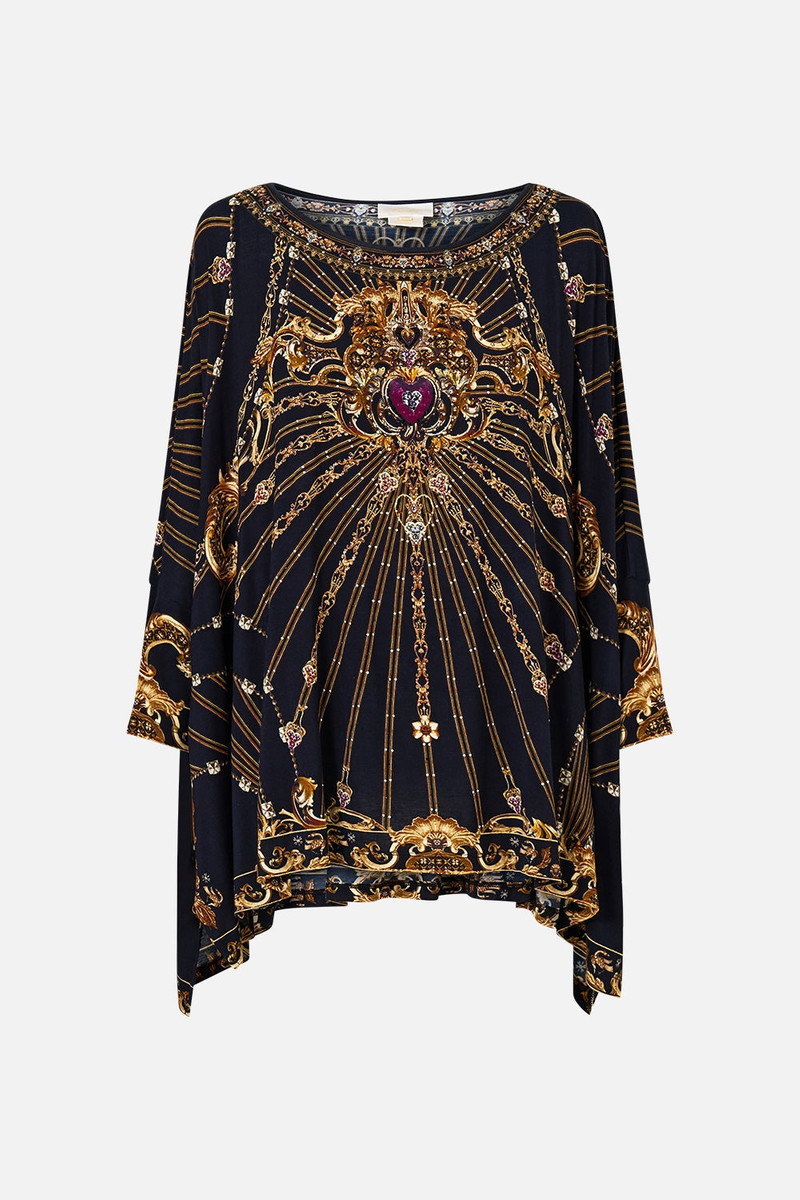 SCOOP NECK SLOUCH TEE 1