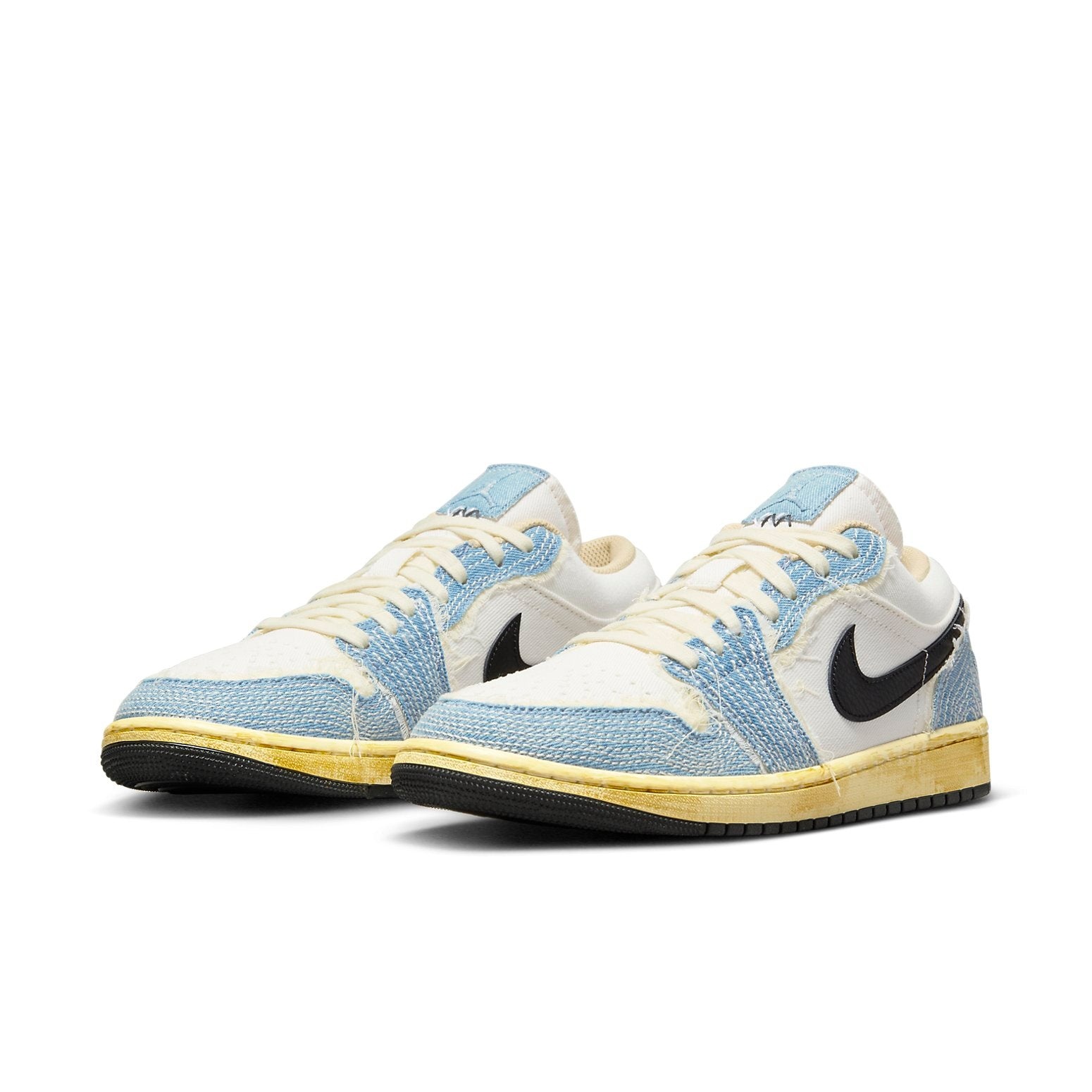 Air Jordan 1 Low SE WRMK 'Sashiko Denim' FN7670-493 - 2