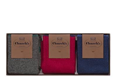 Church's Three-pack long socks
Cashmere Long Blue outlook