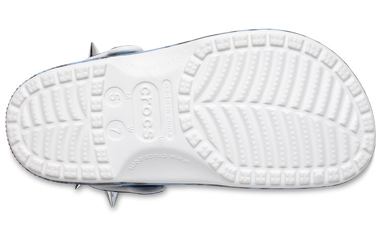 (WMNS) Crocs Classic Rebel Clogs 'Blue White' 208329-928 - 7