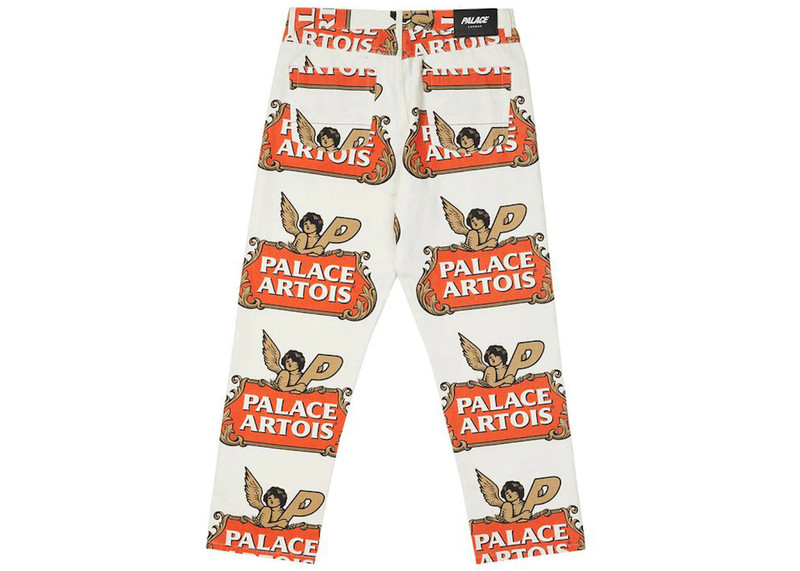 PALACE Palace Stella Artois Pant White/Red/Gold outlook