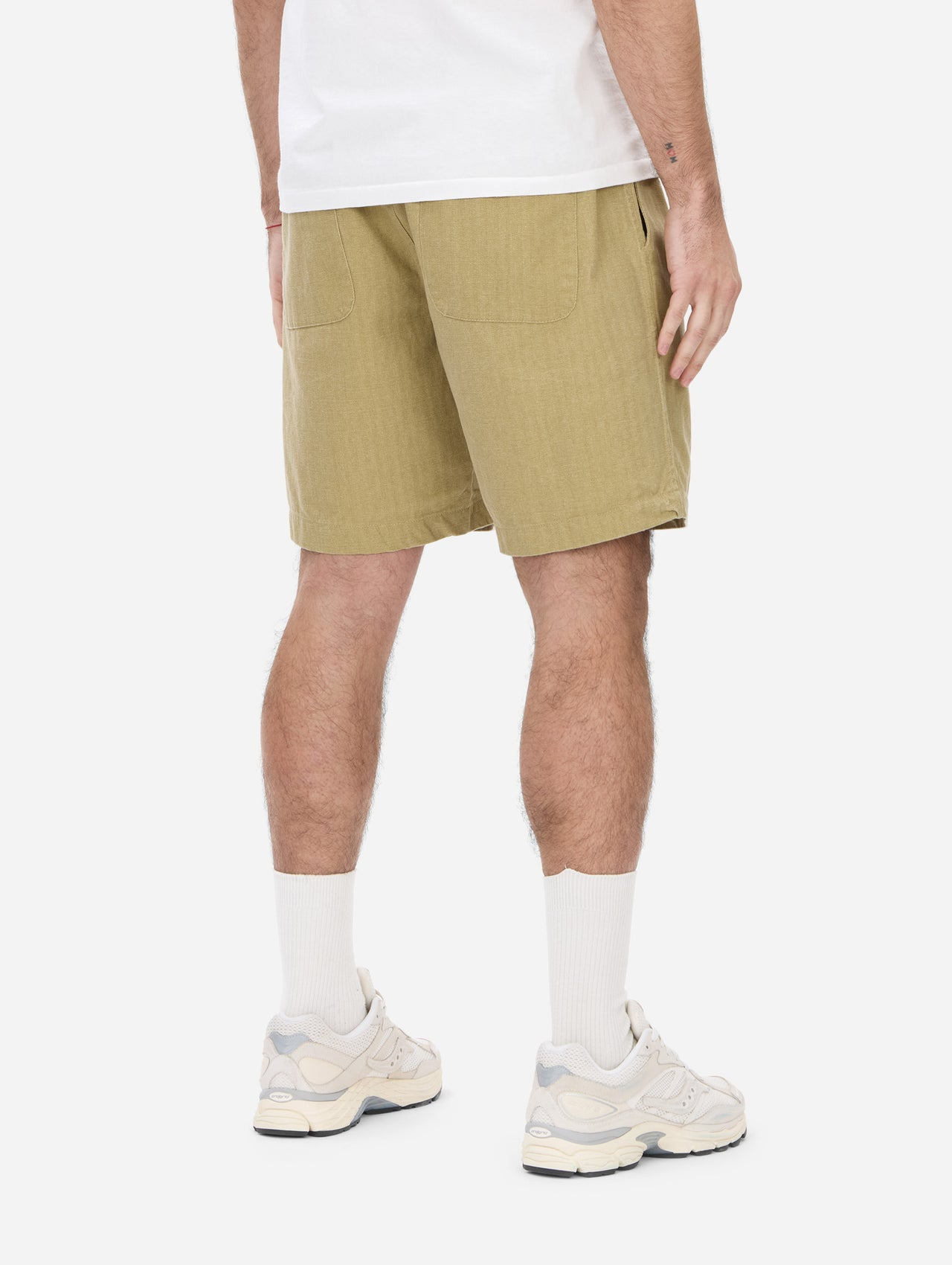 Drawstring Short - Sand HBT - 5