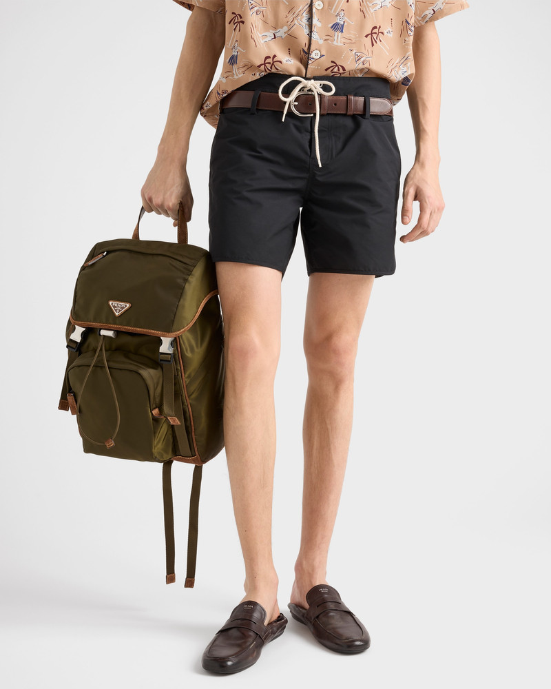 Technical fabric swim trunks 3