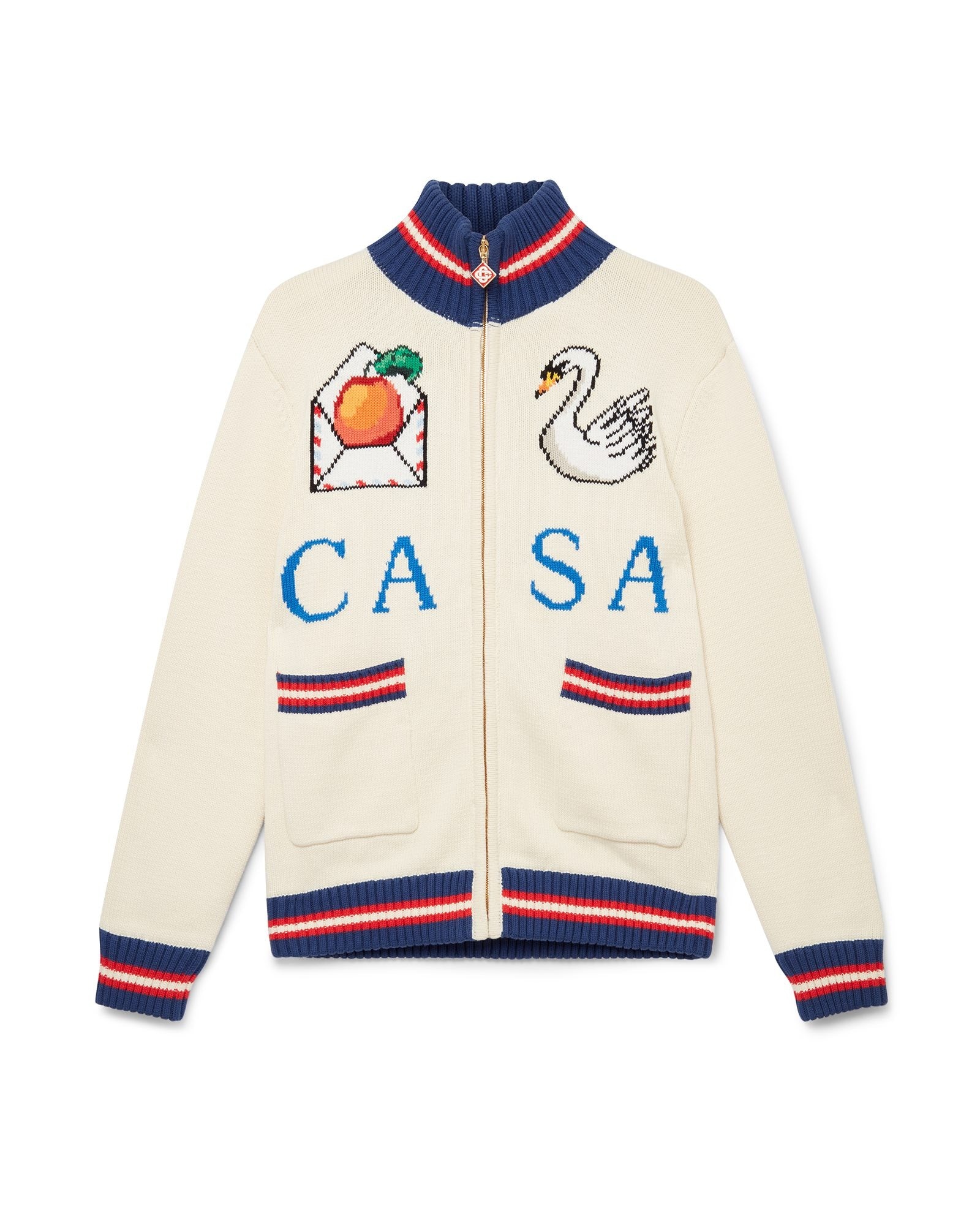 Casa Swan Zip Up Jacket - 1