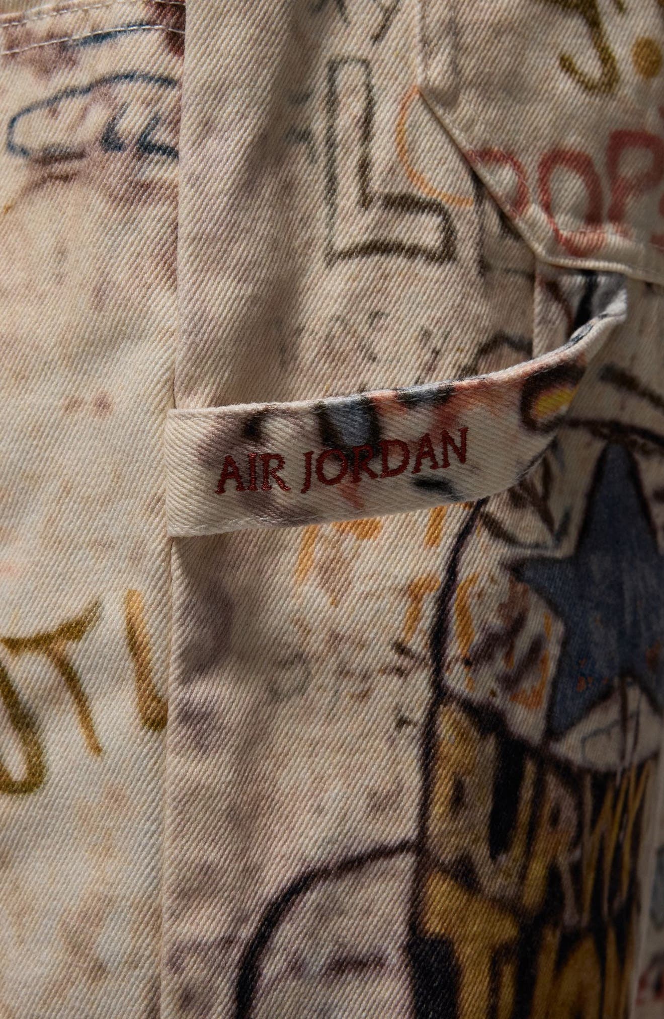 Jordan Print Cotton Twill Shorts in Sail at Nordstrom - 3