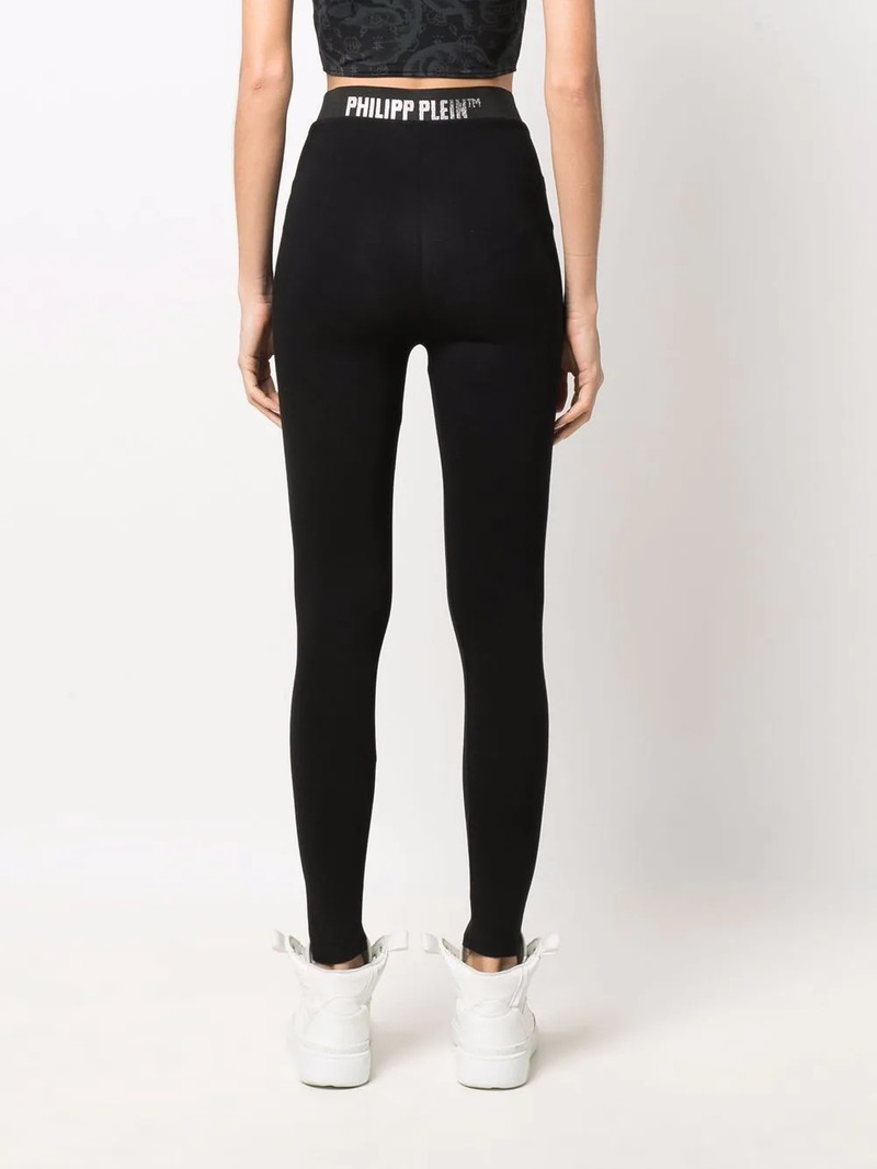 logo-embellished leggings 4