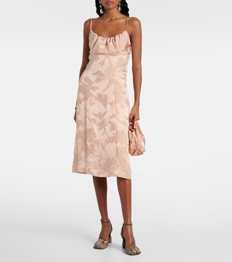 Dries Van Noten Dirios floral jacquard gown outlook