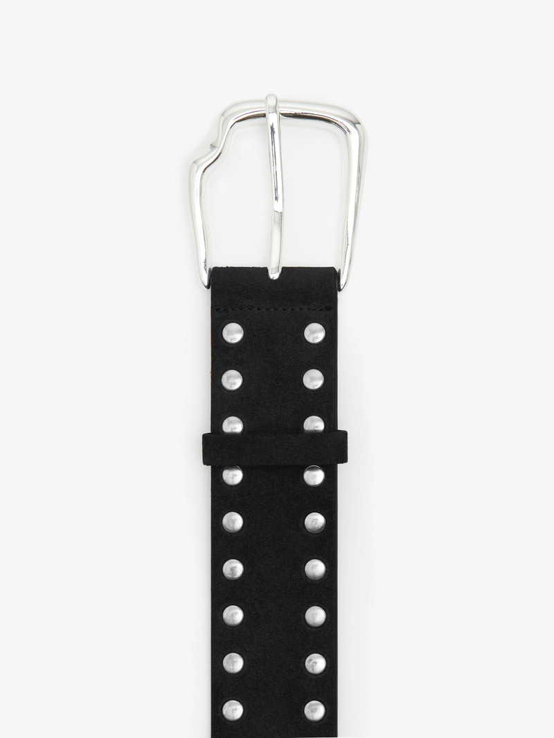 Maverick Suede Studded Belt 3