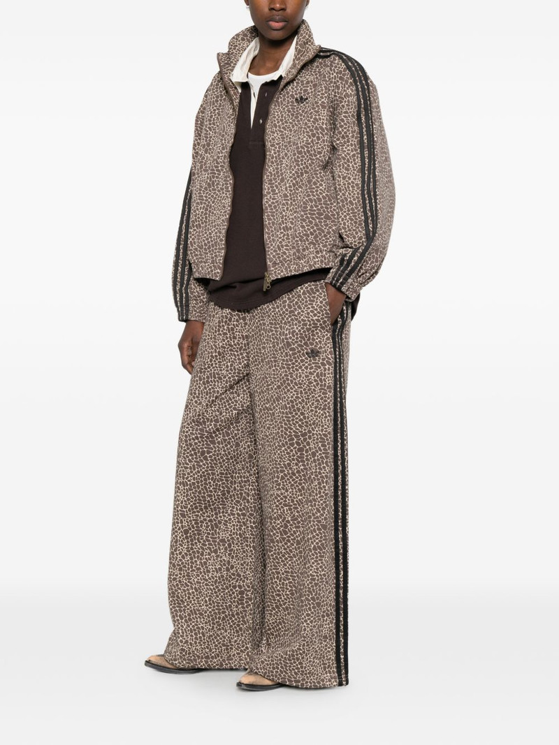 adidas three stripe animal print jacket outlook
