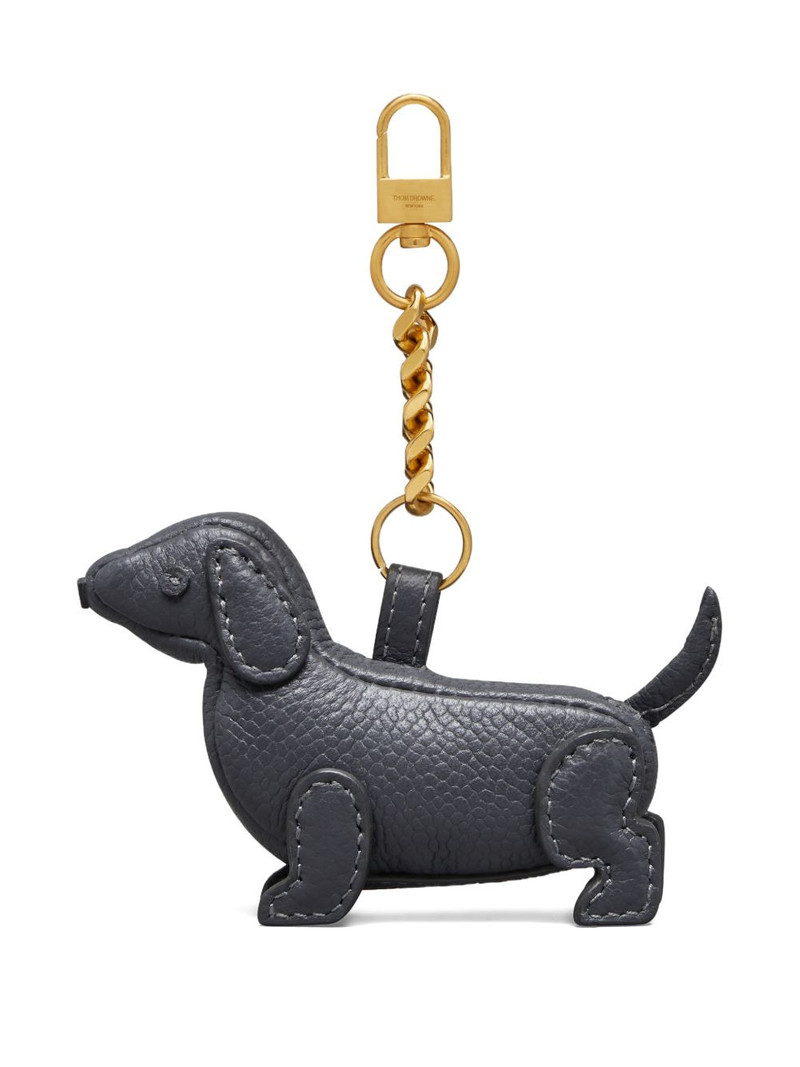 Hector leather bag charm 1