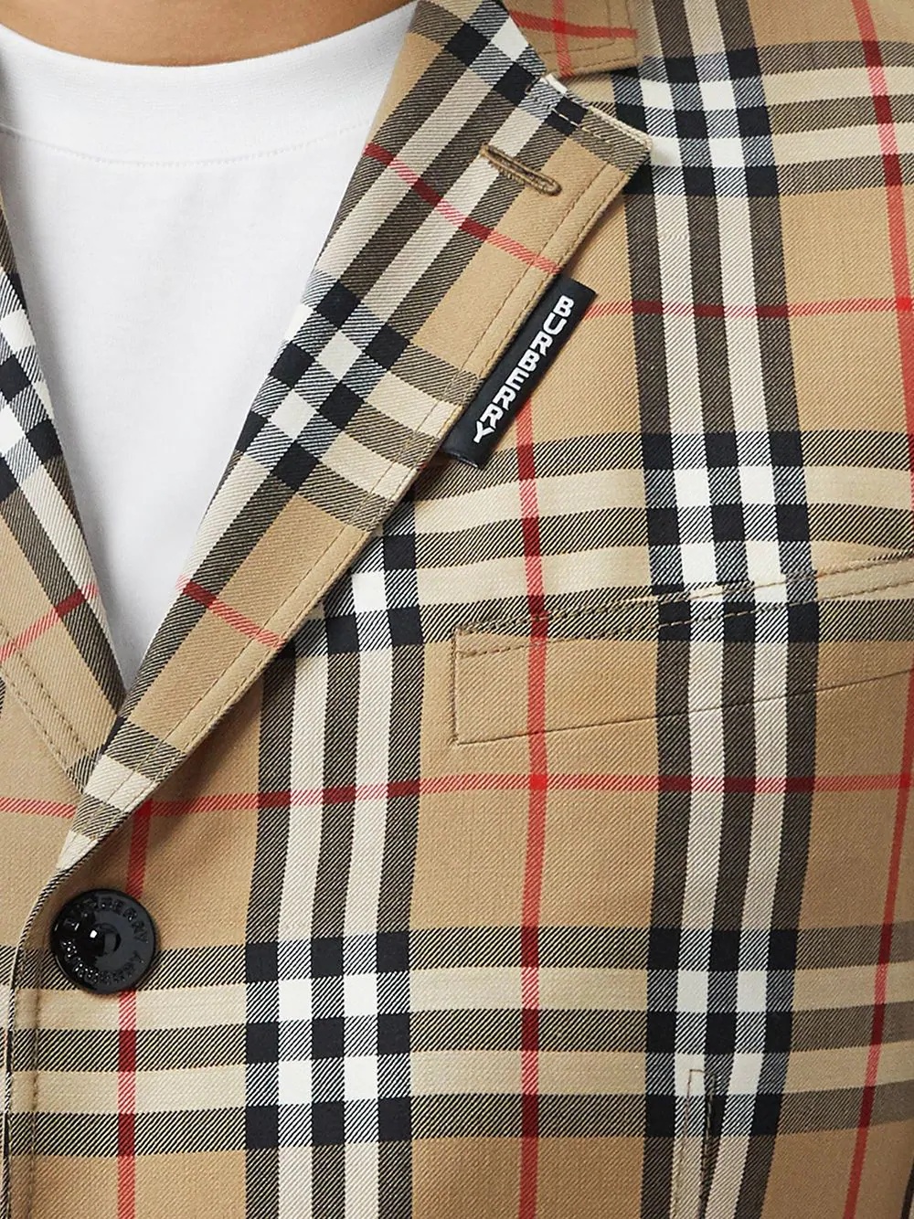 Vintage Check tailored blazer - 5