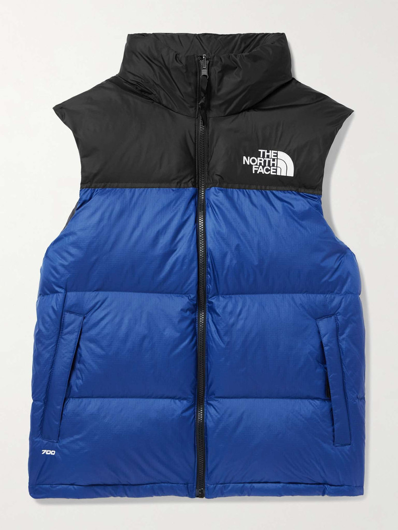 1996년 레트로 Nuptse 퀼트 쉘 후드 아래로 Gilet 1