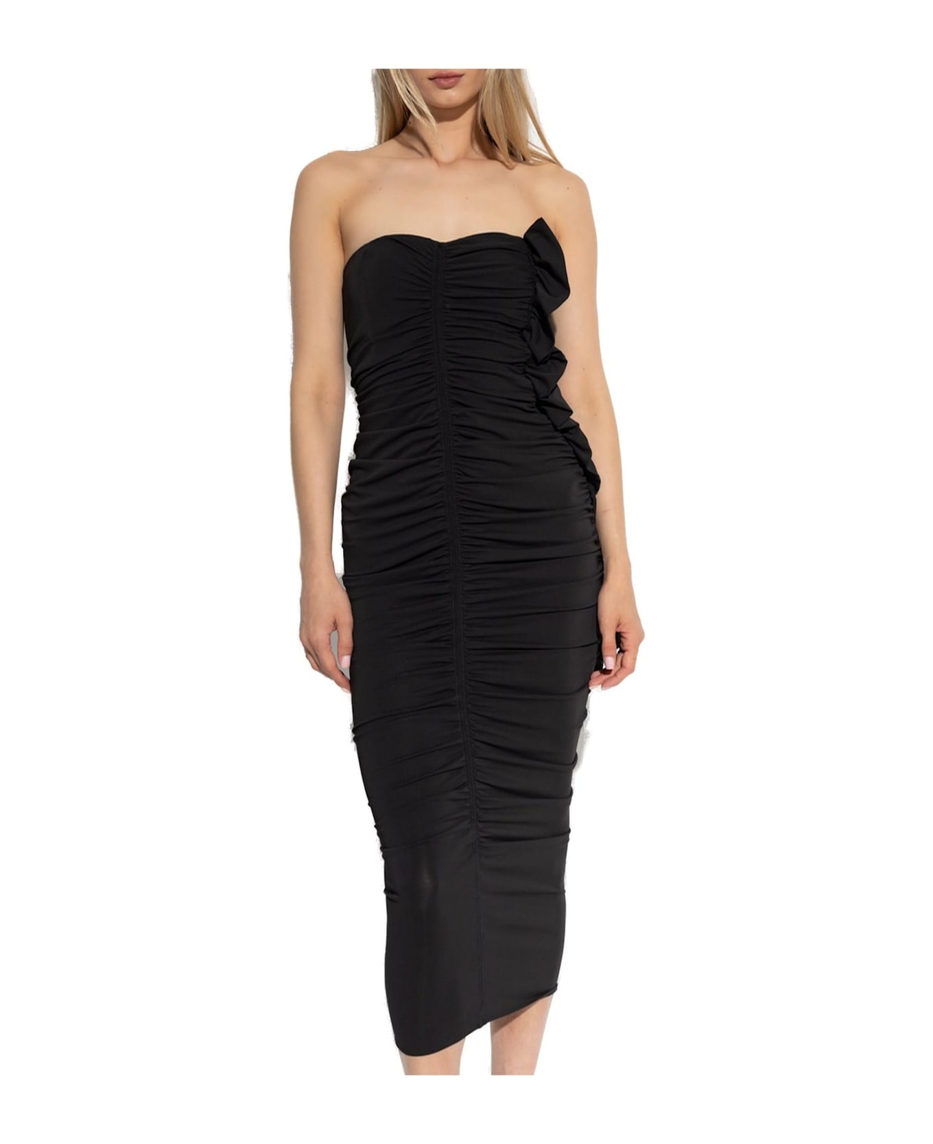 Ruched Midi Dresses - 2