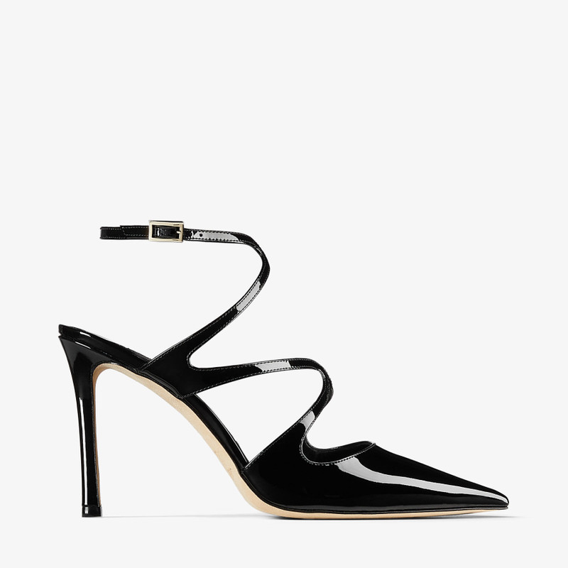Azia Pump 95 Black Patent Leather Pumps 1