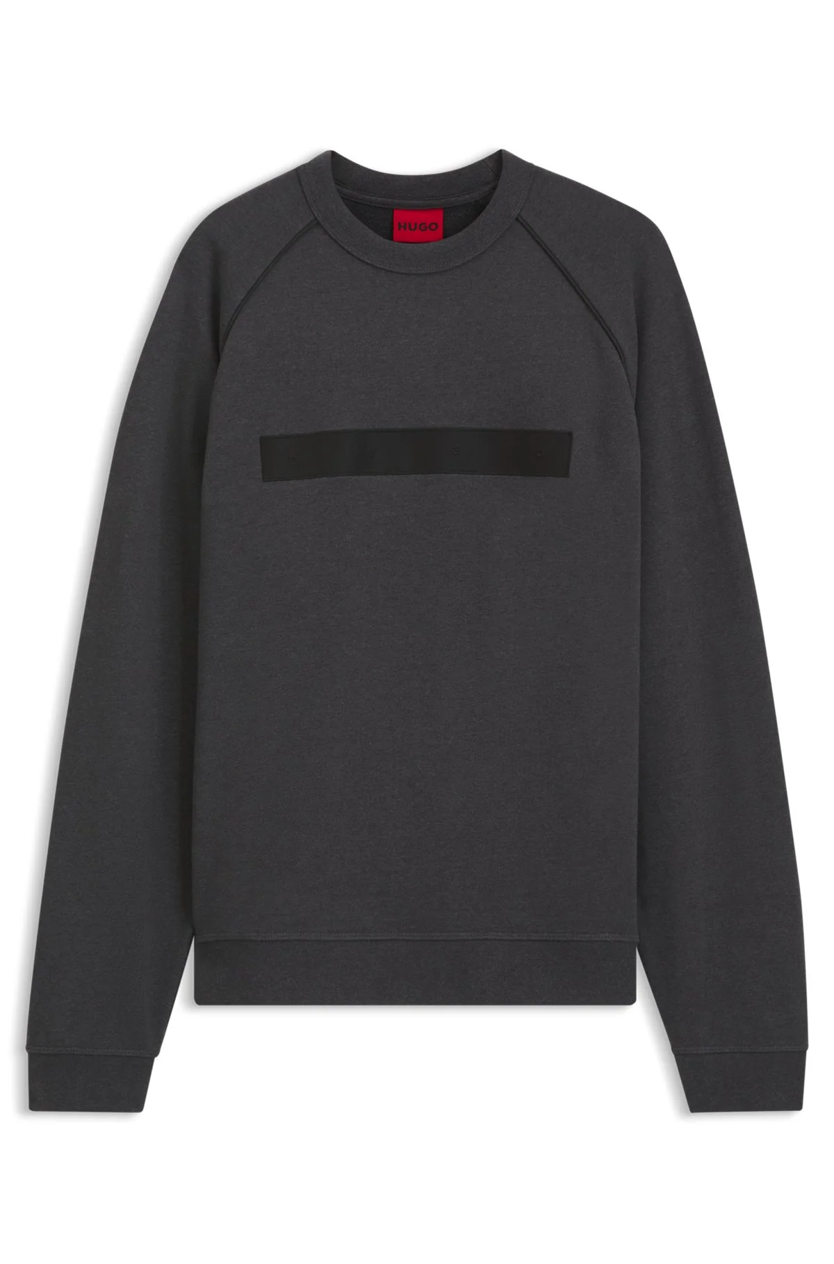 RELAXED-FIT COTTON-TERRY SWEATSHIRT WITH WIDE-SET LOGO - 1