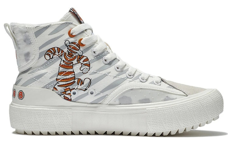 Li-Ning (WMNS) Li-Ning Classic Canvas Hi x Disney Tigger 'White' AGCS334-1 outlook