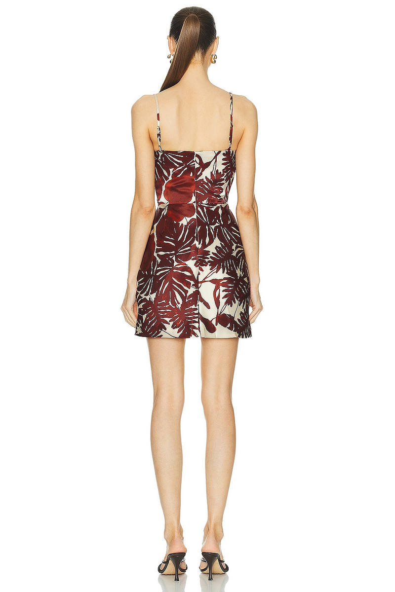 NICHOLAS Haley Cowl Draped Mini Dress outlook