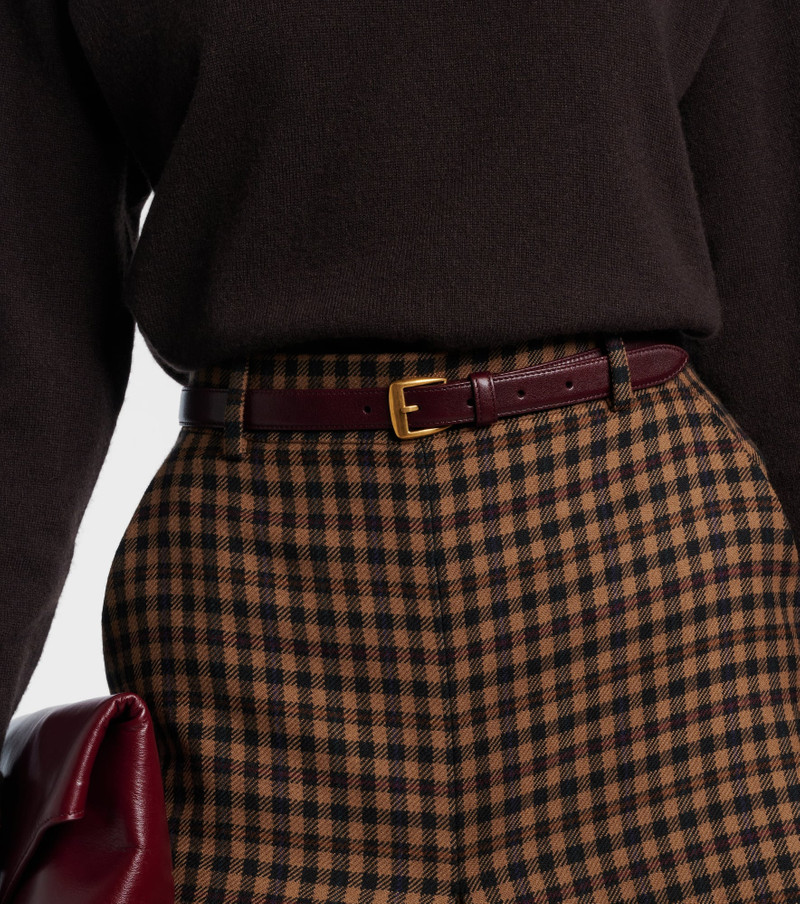 SAINT LAURENT Leather belt outlook