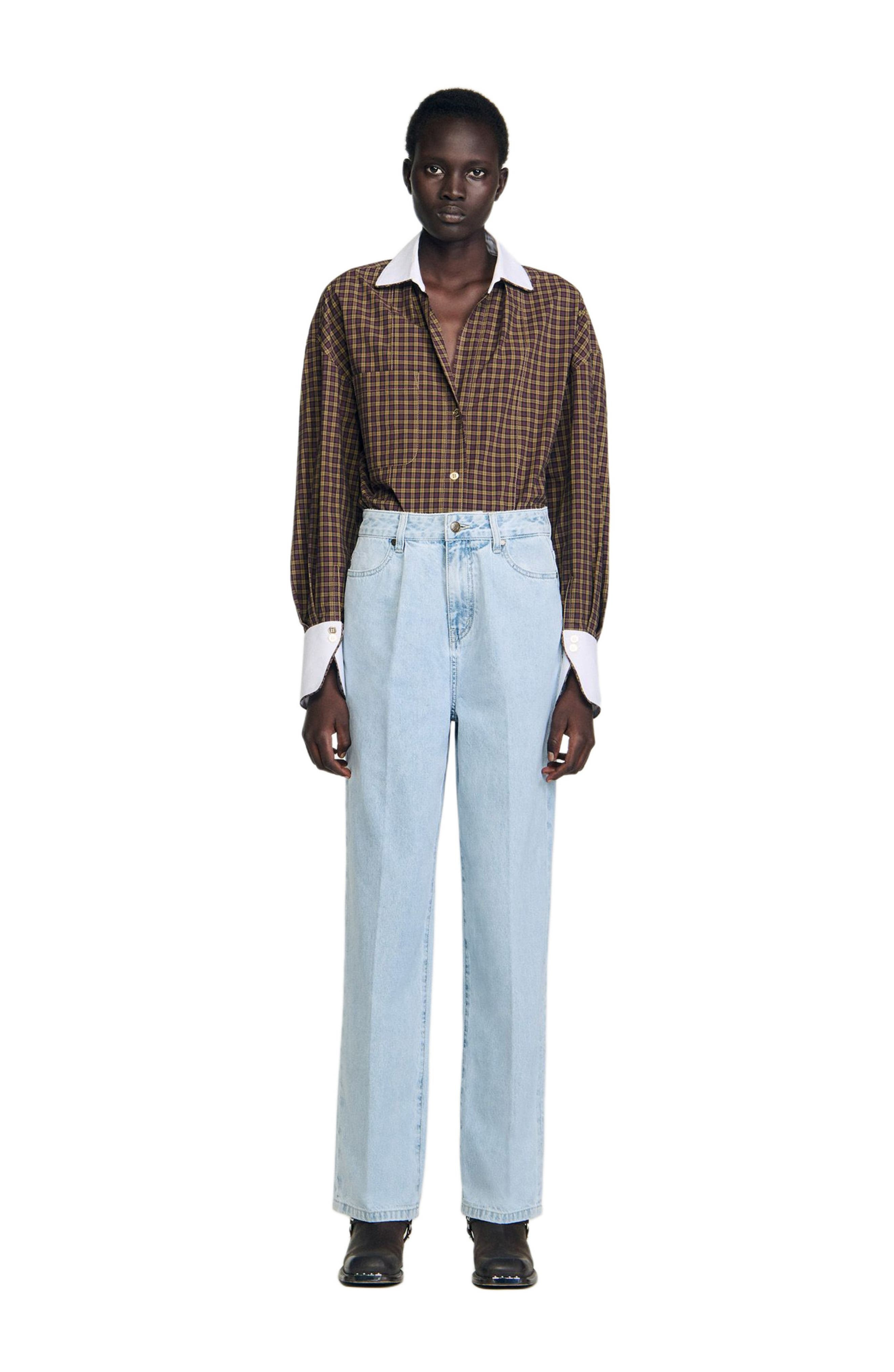 SANDRO Straight-leg jeans in Blue at Nordstrom - 3