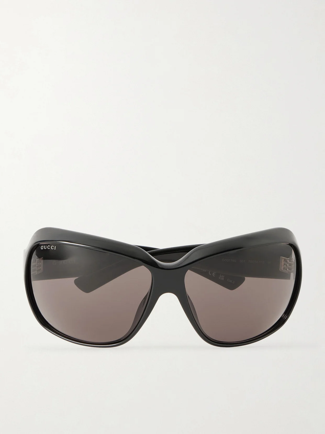 Oval Cat-eye Acetate Sunglasses - 1