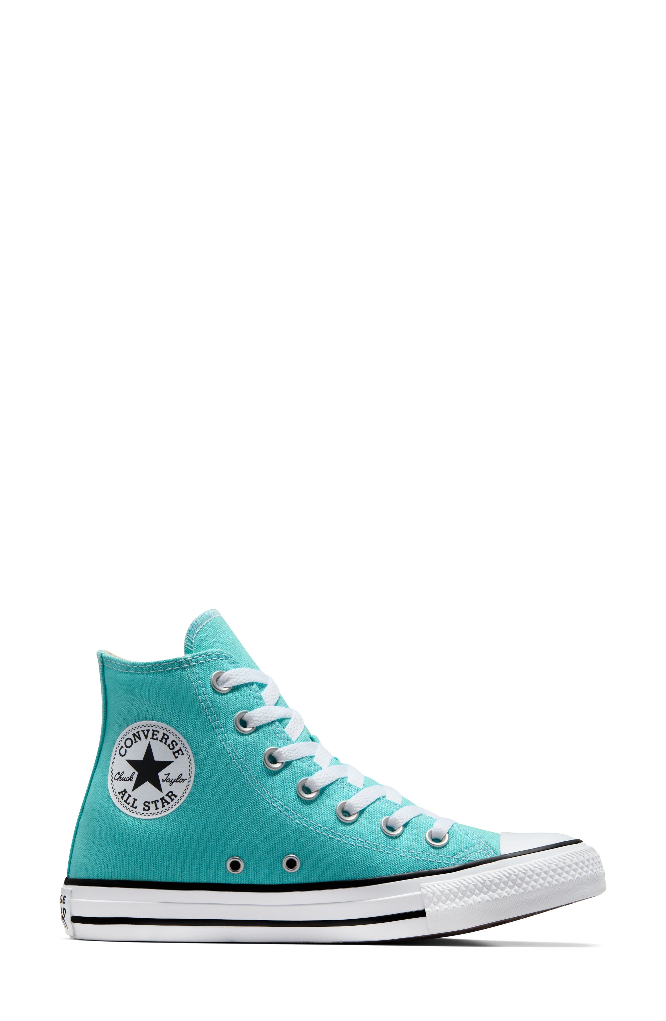 Converse Chuck Taylor® All Star® High Top Sneaker in Double Cyan at Nordstrom - 8