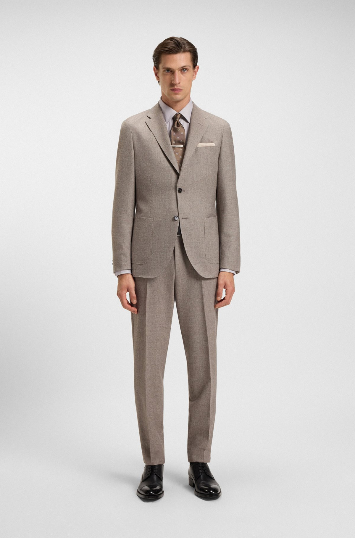 SLIM-FIT SHIRT IN AN ITALIAN COTTON BLEND - 4