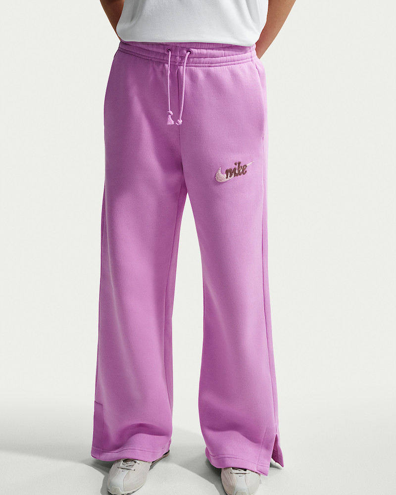 Nike Nike Sportswear Phoenix Fleece Women's High-Waisted Wide-Leg Logo Pants outlook