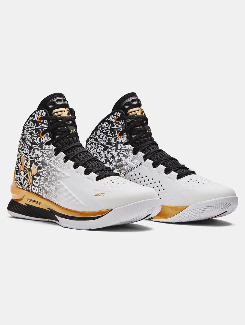 Unisex Curry 1 Retro 'Back-to-Back MVP' Pack Basketball Shoes 5