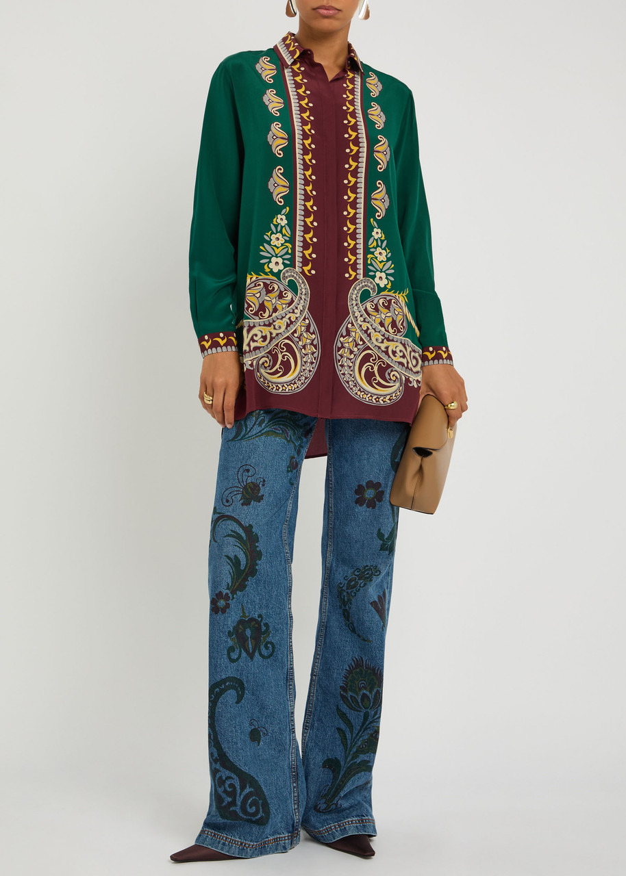 Etro Printed Silk Shirt - 4
