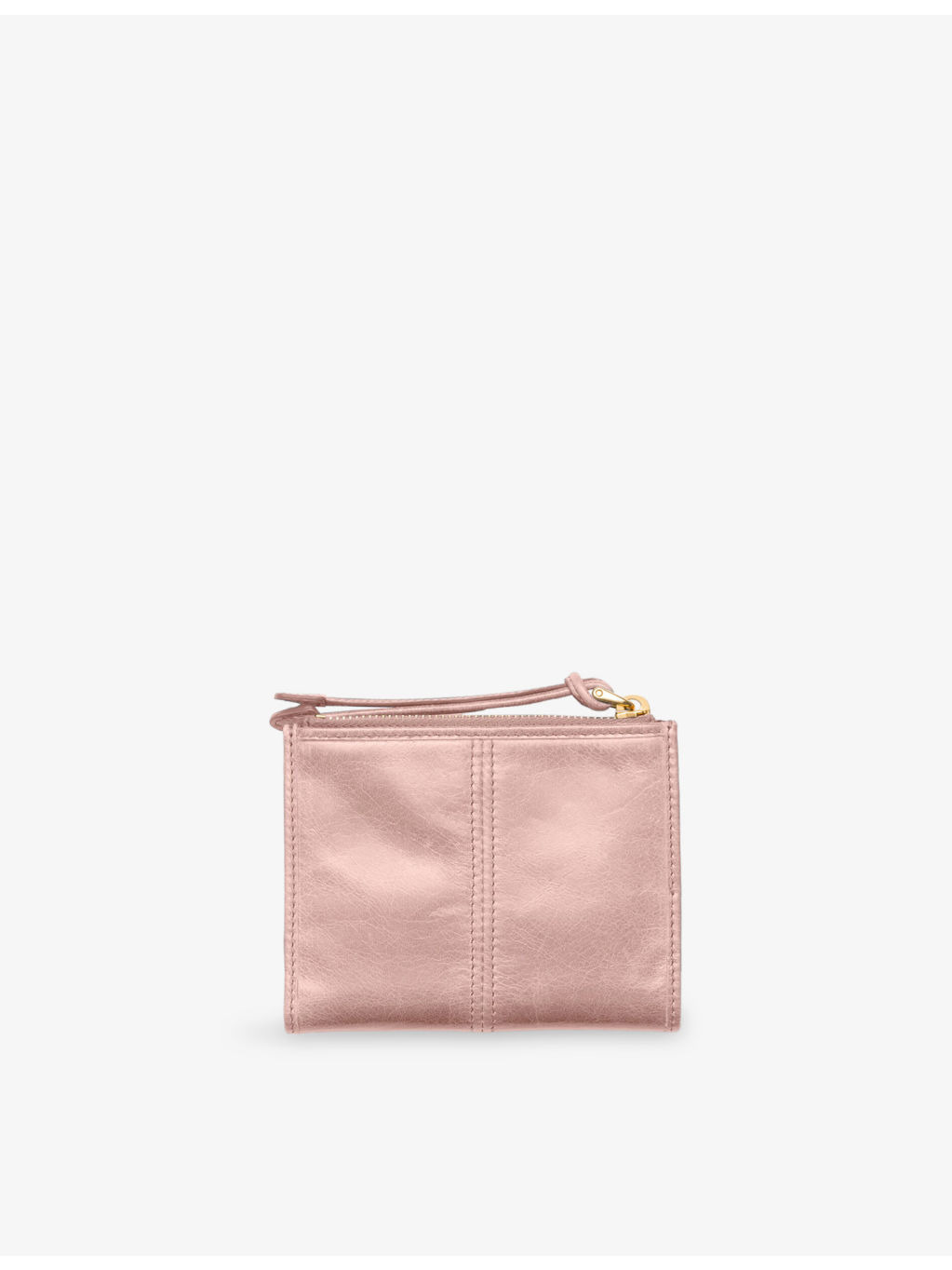 Triangle-Logo Small Leather Wallet - 3