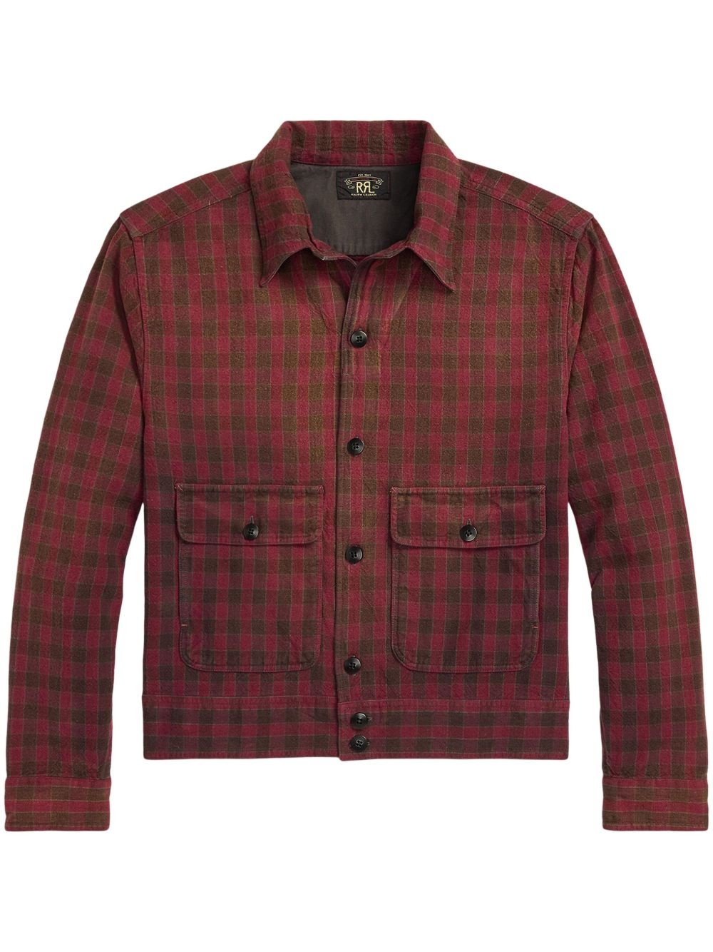 checked shirt - 1