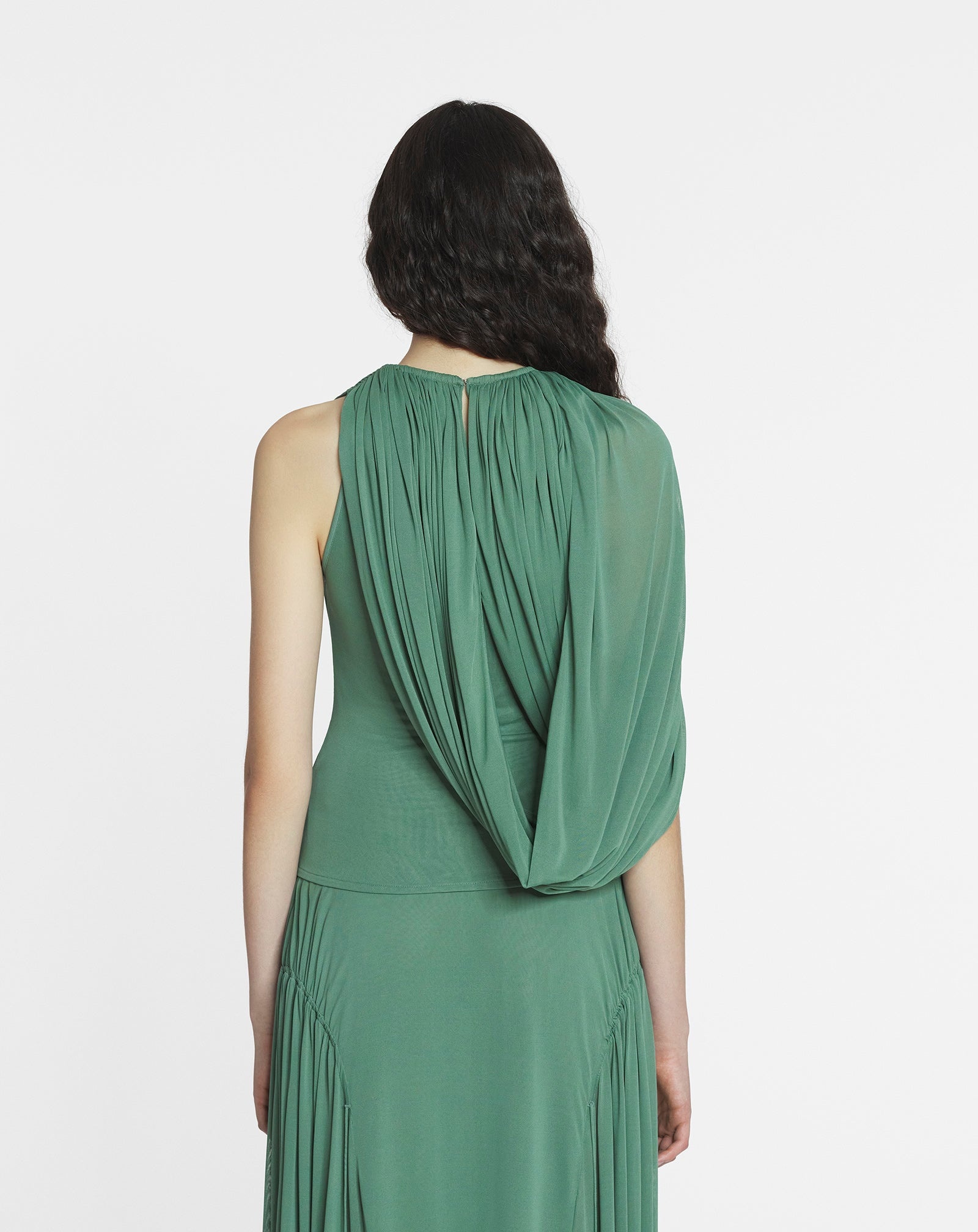 DRAPED JERSEY TOP - 4