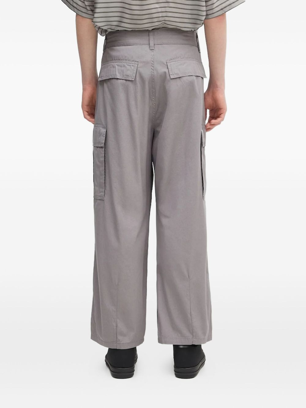 cargo straight-leg trousers - 2