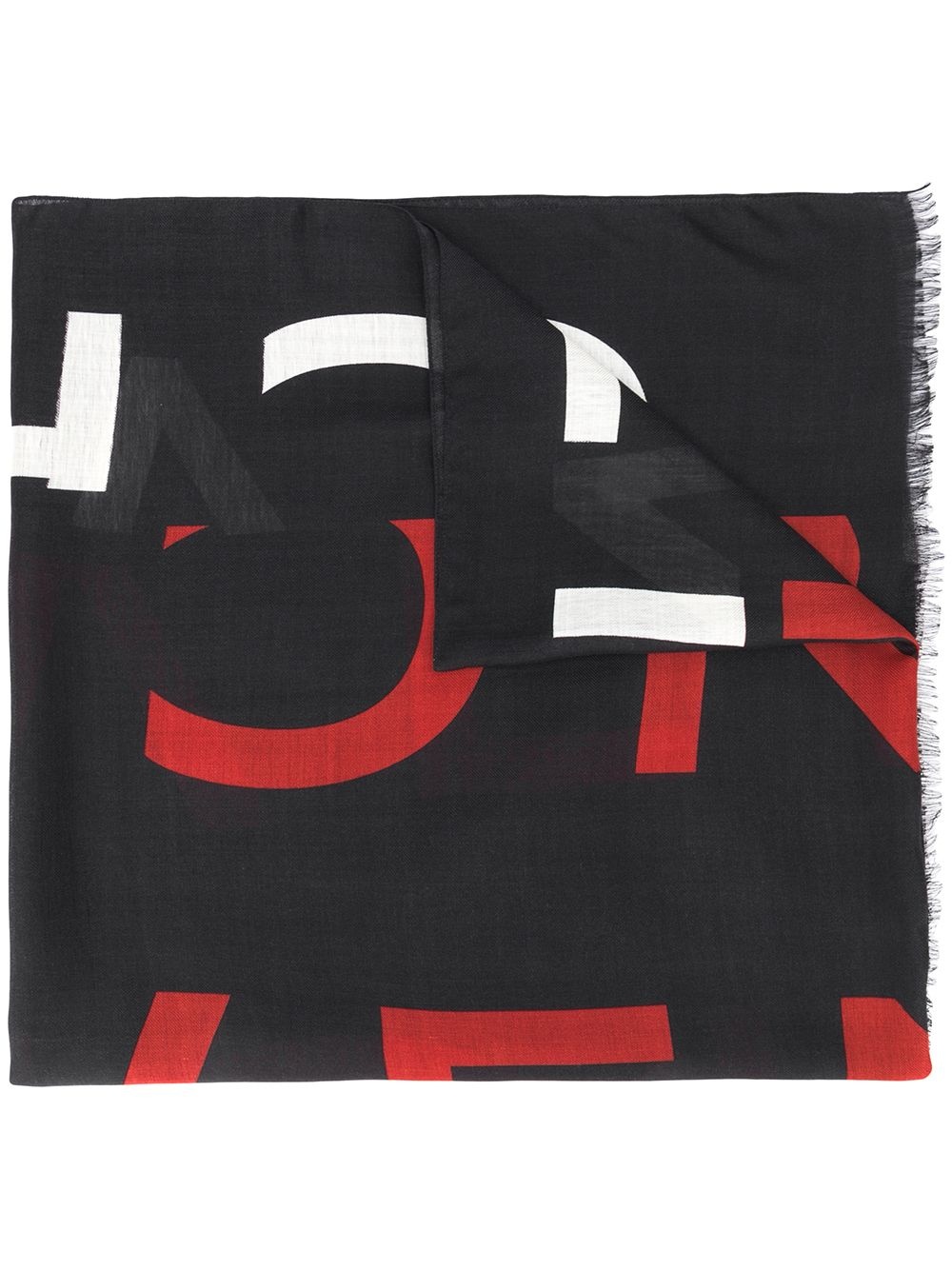 broken logo scarf - 1