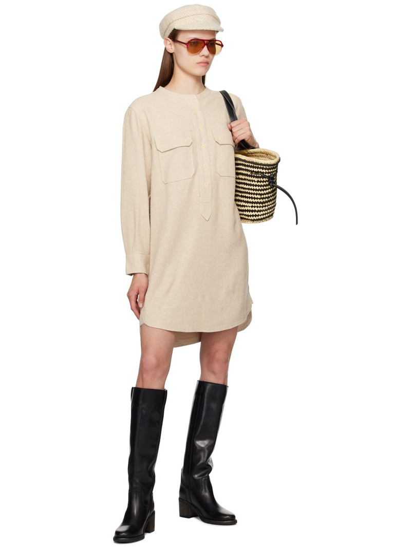 Isabel Marant Étoile Beige Venoya Minidress outlook