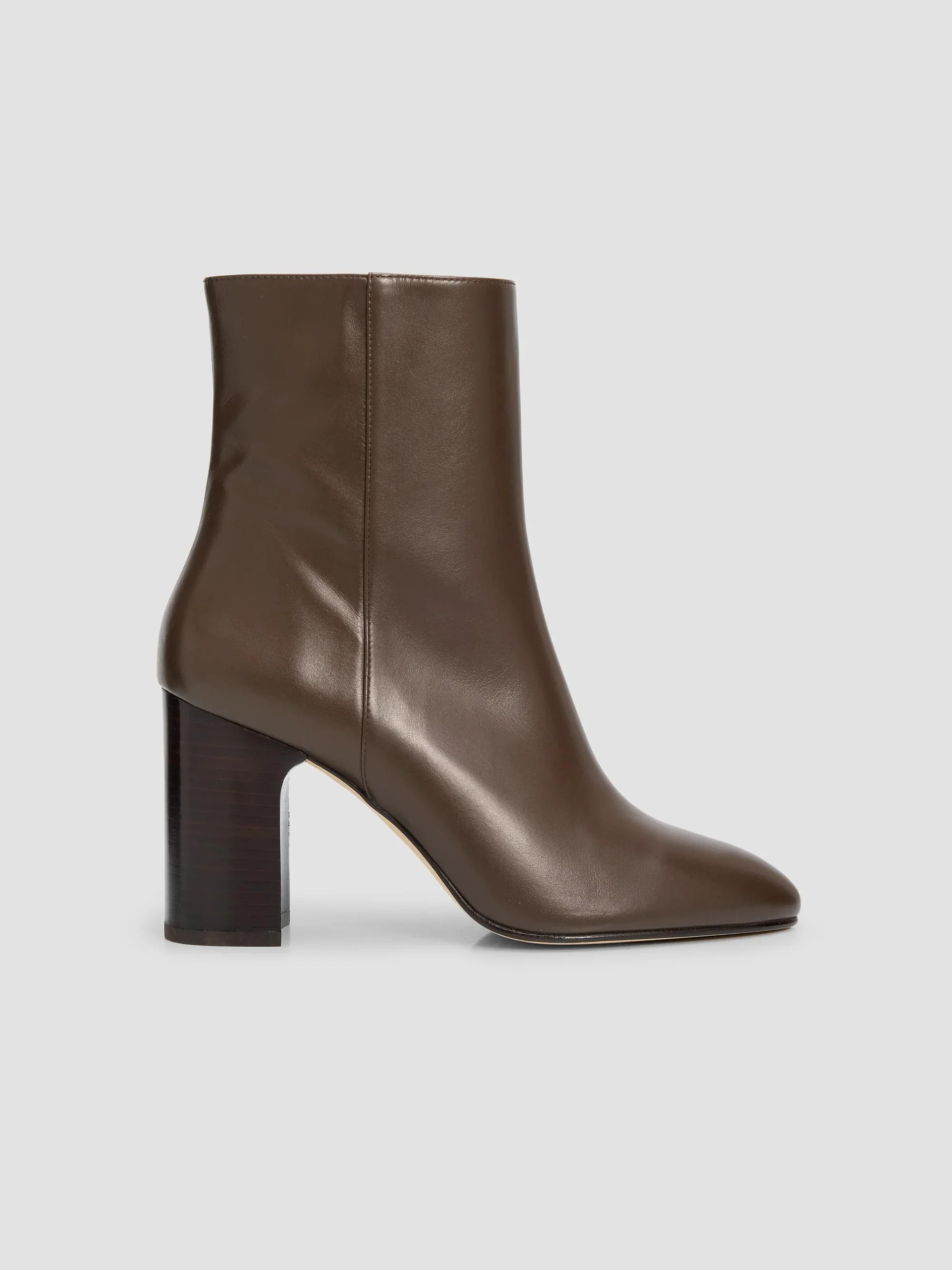 Women's Mulberry 85MM Leather Boots - Walnut - 1