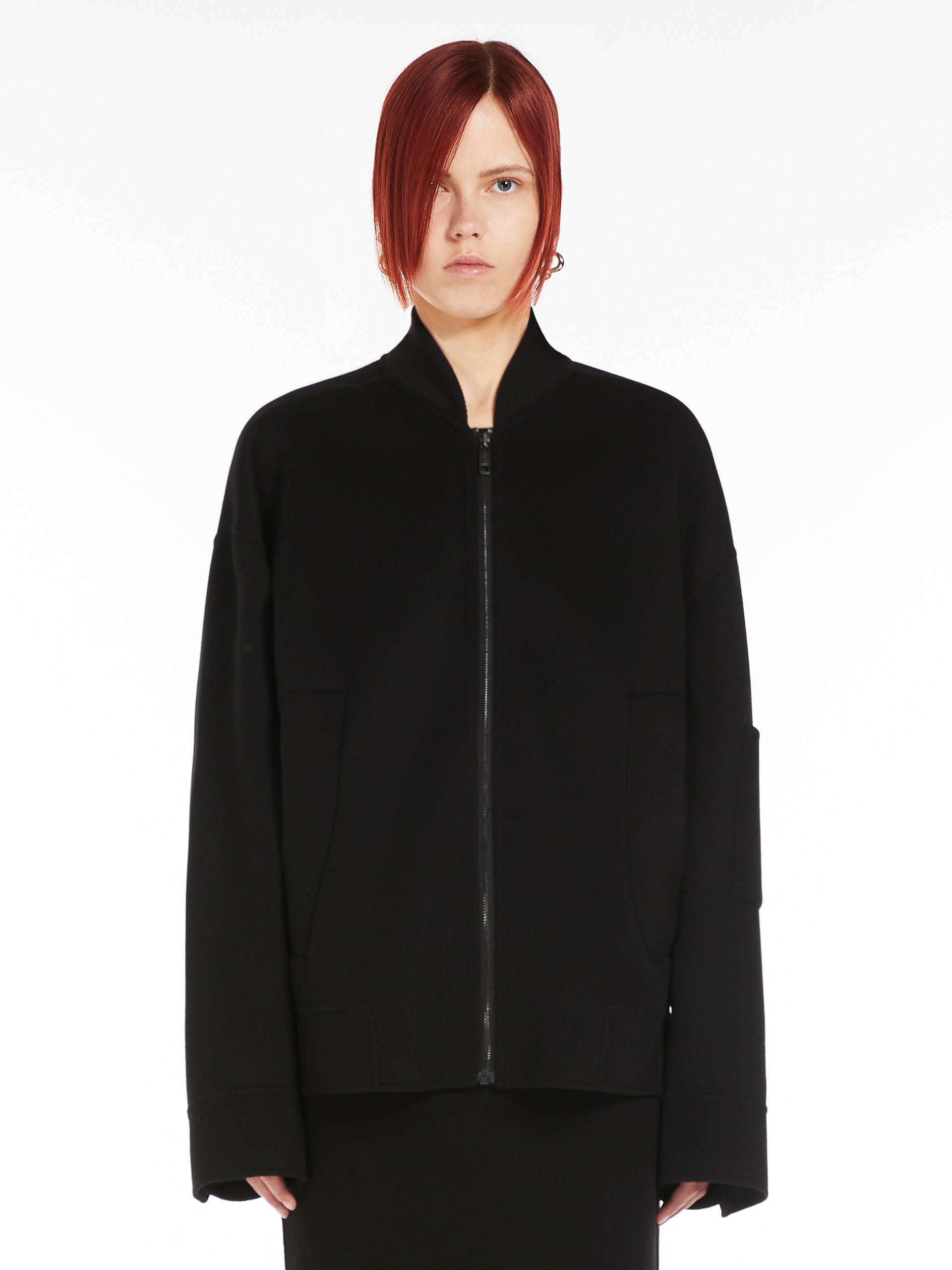 VITALBA Oversized wool bomber jacket - 5