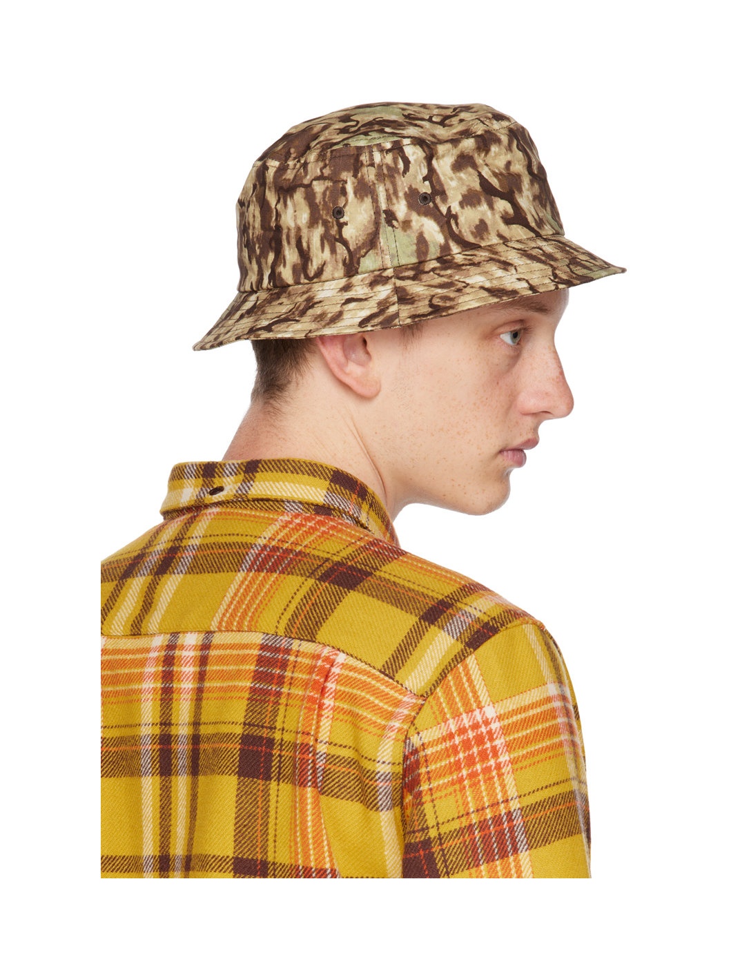 Brown Horn Camouflage Bucket Hat - 3