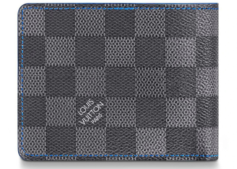 Louis Vuitton Louis Vuitton Slender Wallet Damier Graphite Blue outlook