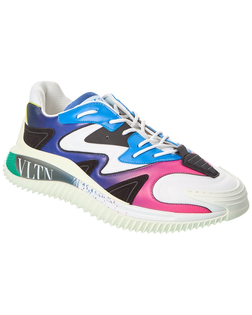 Valentino Canvas & Leather Sneaker - 1