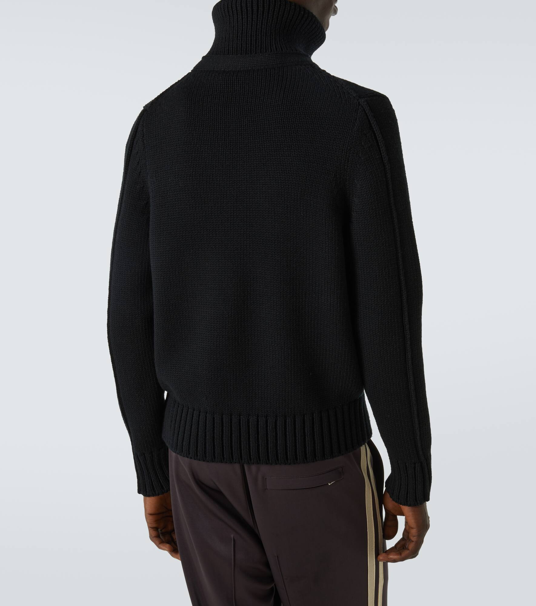 Wool zip-up sweater - 4