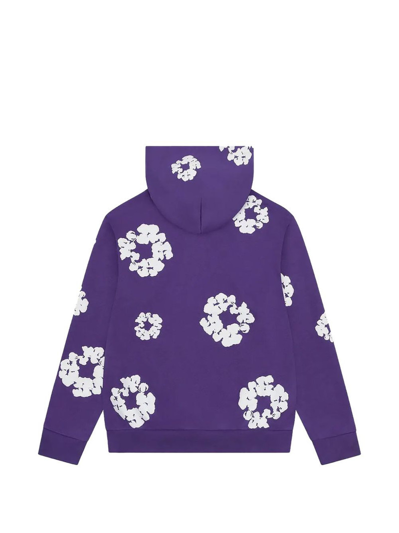 DENIM TEARS zipped cotton hoodie outlook