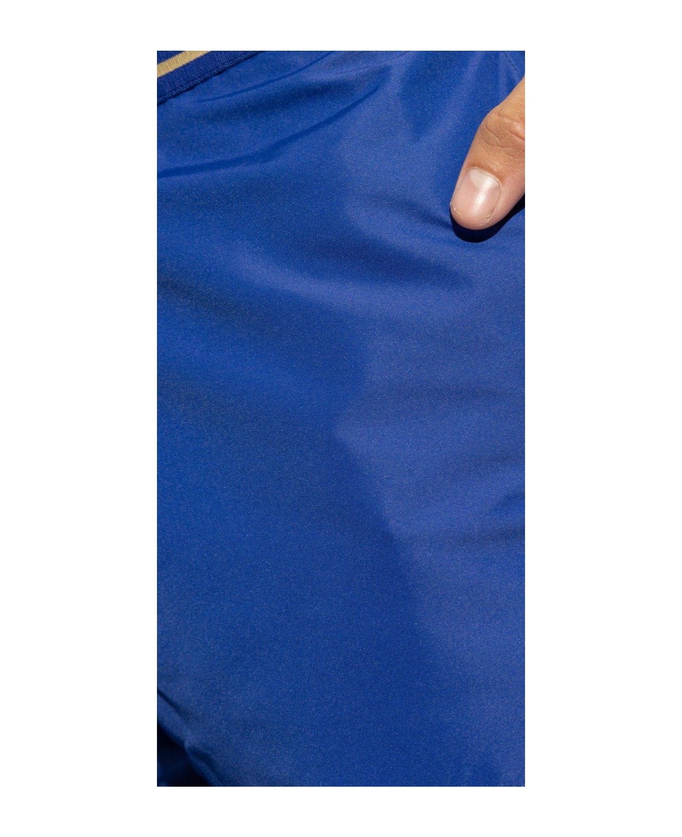 Greca Border Elasticated Waistband Swim Shorts - 4
