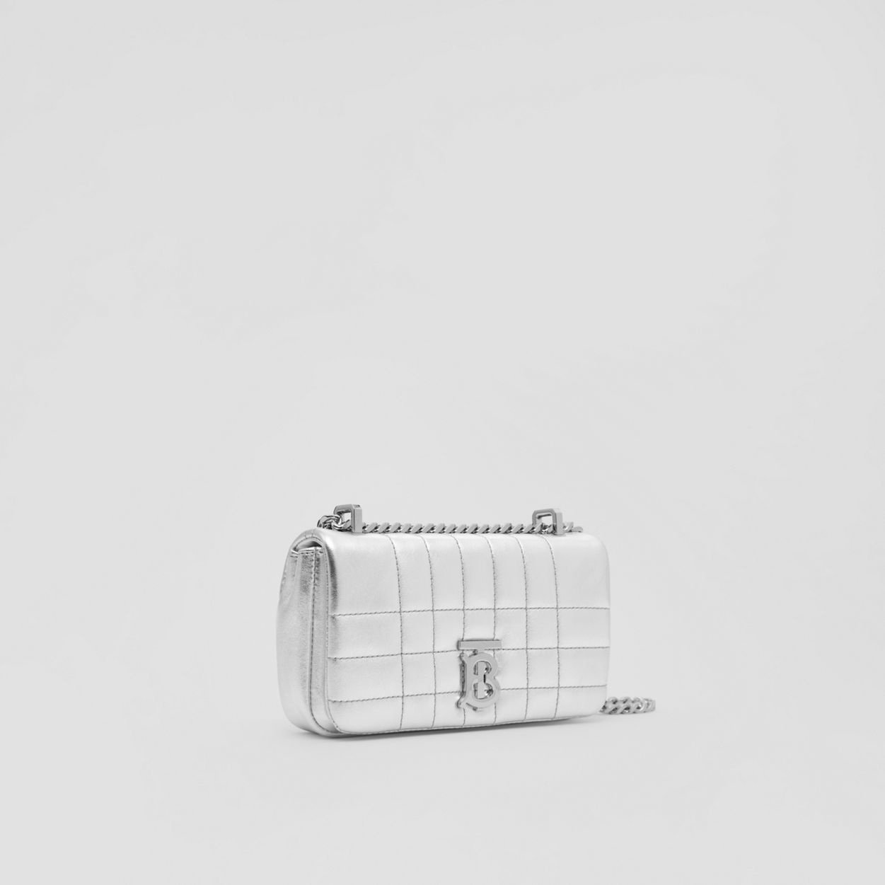 Quilted Metallic Leather Mini Lola Bag - 7