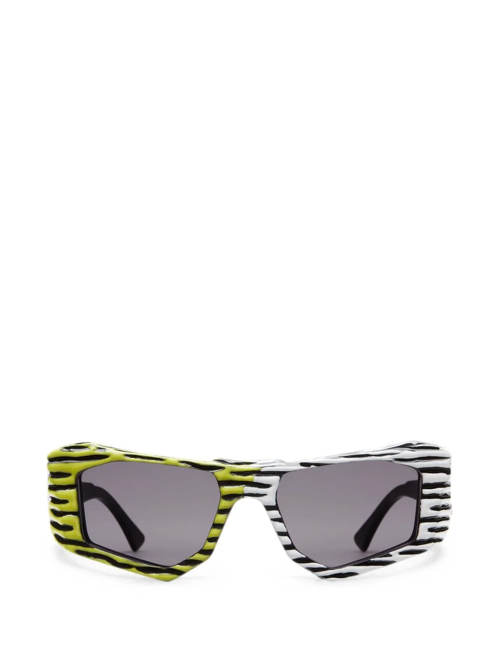 geometric-frame sunglasses - 1