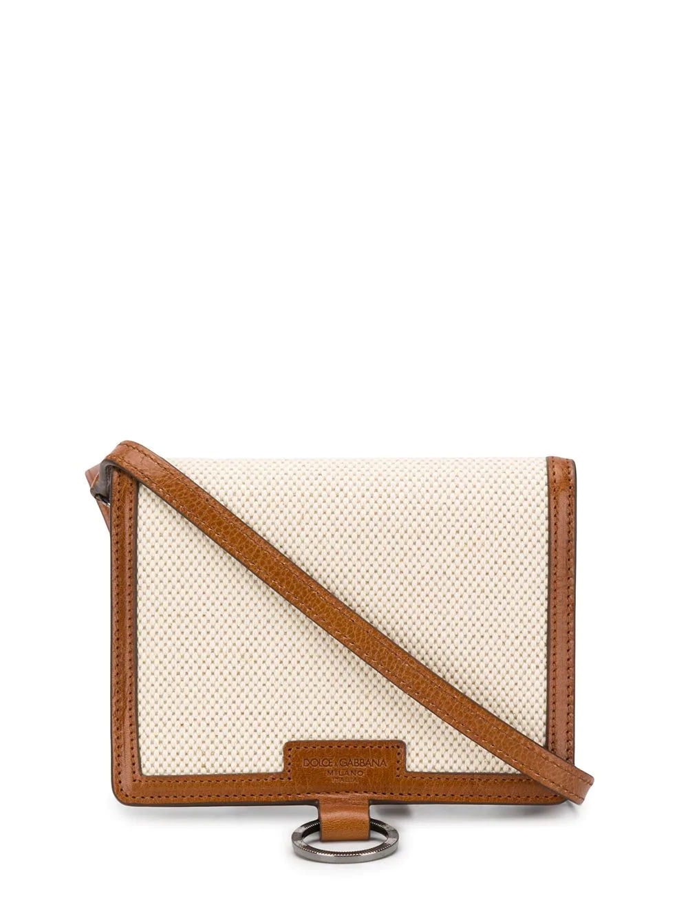 contrast trims crossbody bag - 1