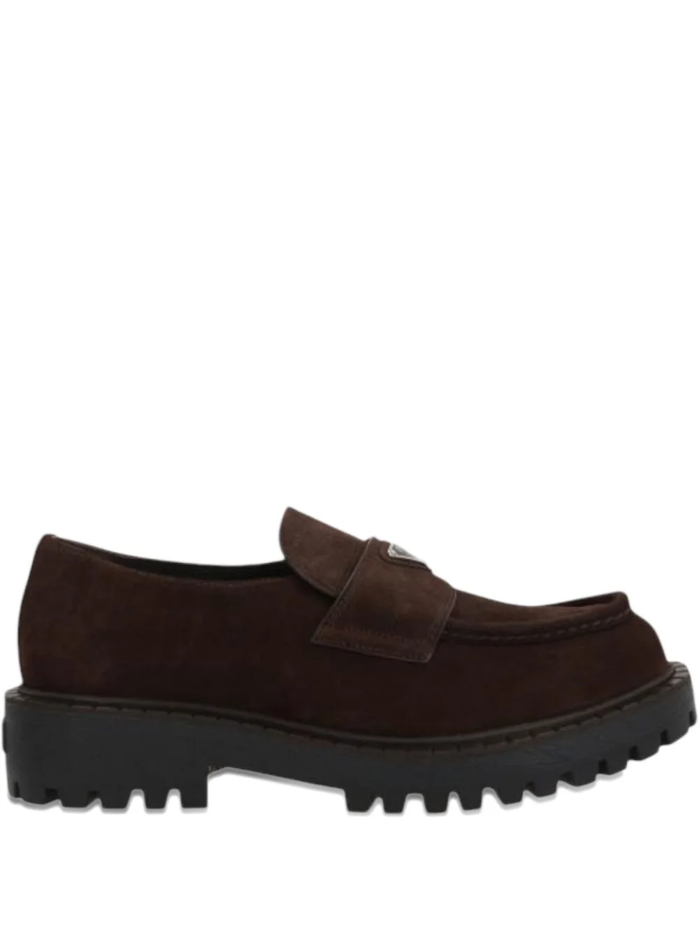 logo-plaque loafers - 1