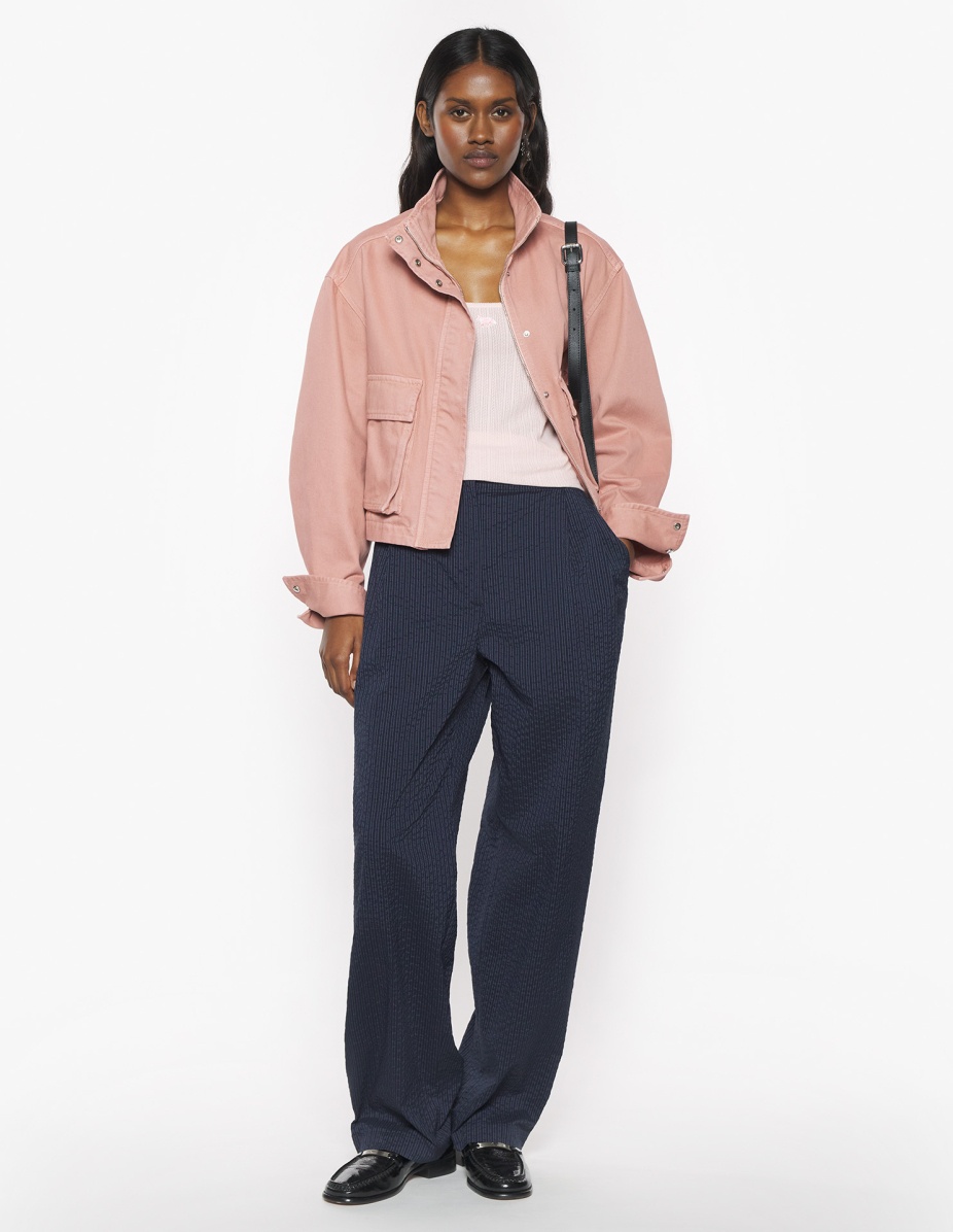 ELASTICATED CASUAL PLEATED PANTS - 2