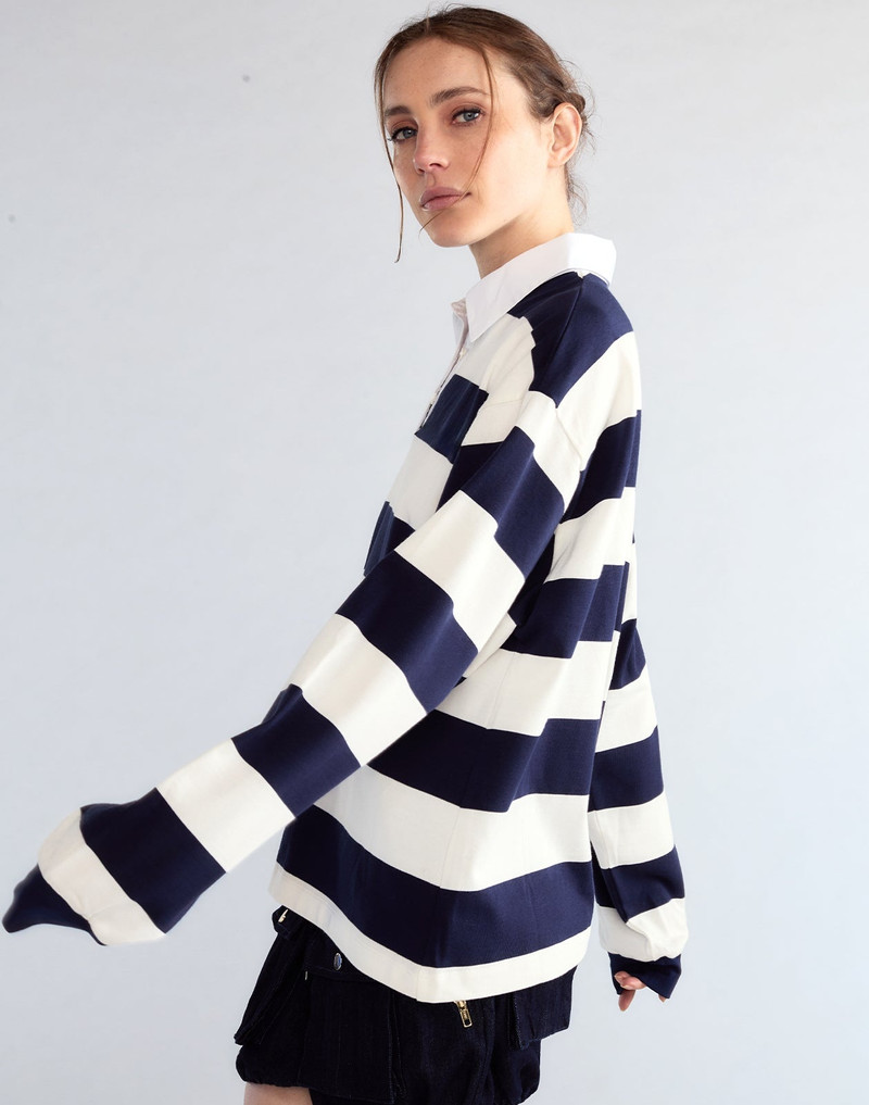 Ardie Striped Rugby Shirt 5